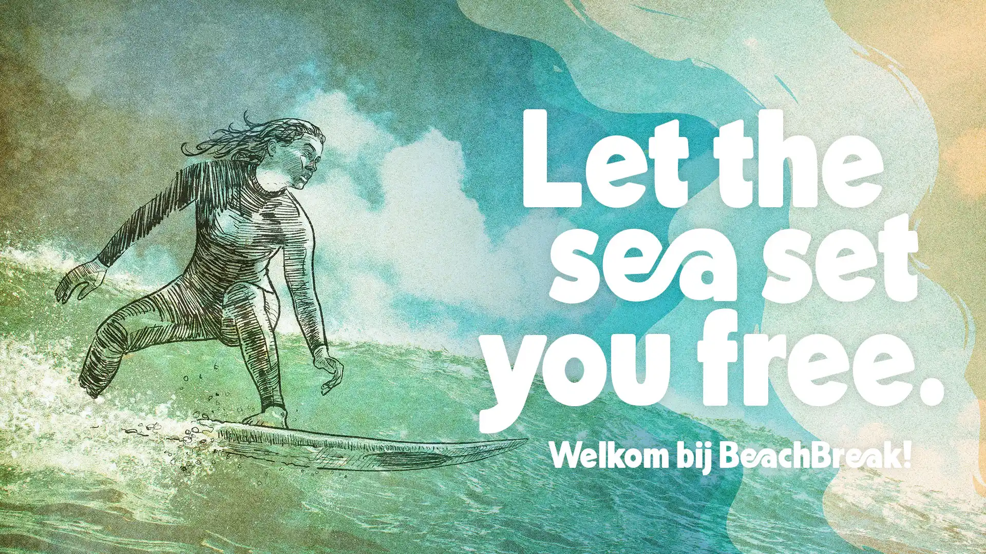 Kitesurfer bij BeachBreak